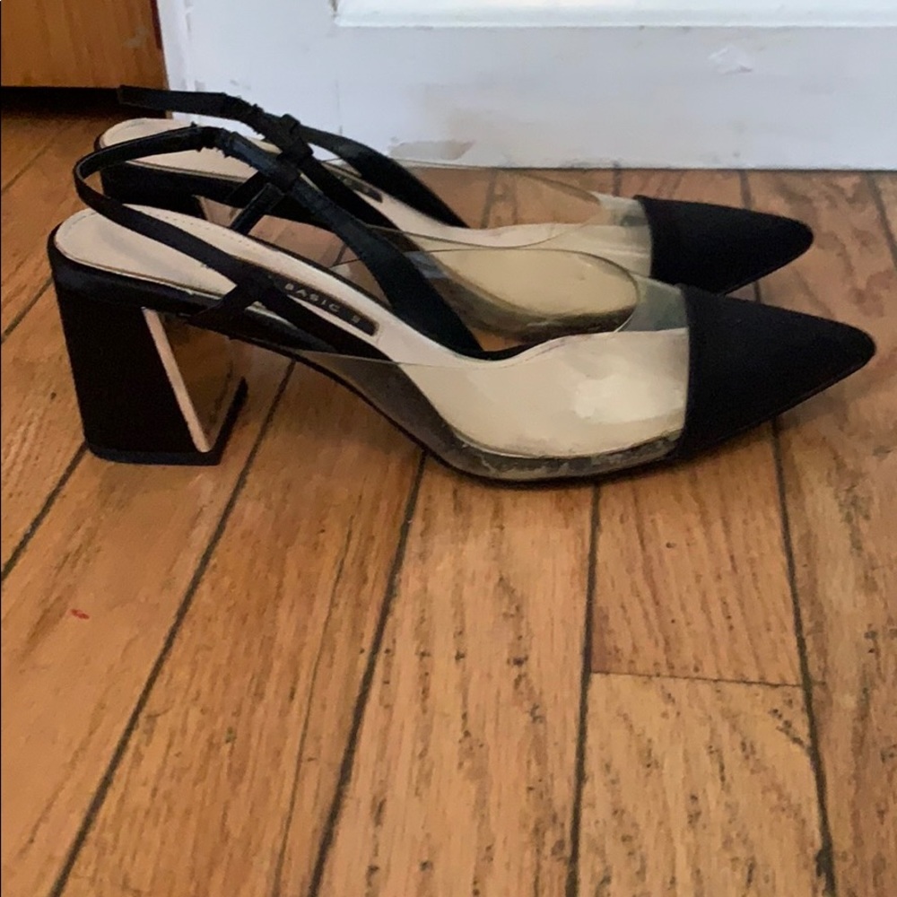 Zara block heels